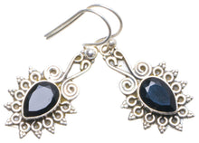 Natural Black Onyx Handmade Unique 925 Sterling Silver Earrings 1.25" X4895