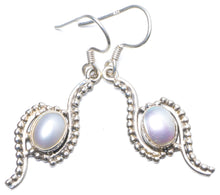 Natural River Pearl Handmade Unique 925 Sterling Silver Earrings 1.5" Y0688