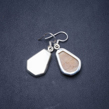 Natural Mother Of Pearl Handmade Unique 925 Sterling Silver Earrings 1.25" Y0990