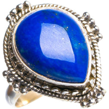 Natural Lapis Lazuli Handmade Unique 925 Sterling Silver Ring 8.5 Y5025