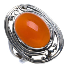 Natural Carnelian Handmade Unique 925 Sterling Silver Ring 6.25 B1789
