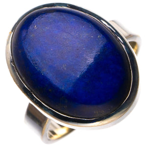 StarGems Natural Lapis Lazuli Handmade 925 Sterling Silver Ring 7 D5098