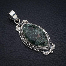 StarGems  Natural Seraphinite Handmade 925 Sterling Silver Pendant 1.75" F4314