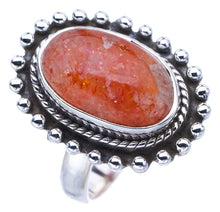 StarGems  Natural Calcite Handmade 925 Sterling Silver Ring 7 F0583