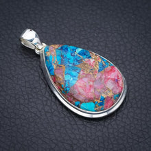 StarGems® Natural Copper Chalcedony Handmade 925 Sterling Silver Pendant 1.75" F3769