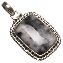 StarGems® Natural Pinolith Jasper Handmade Boho 925 Sterling Silver Pendant 1 1/2" T0034