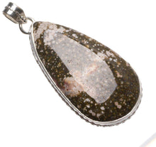 StarGems  Natural Ocean Jasper Handmade Mexican 925 Sterling Silver Pendant 2 1/4" T2886