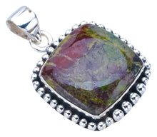 StarGems® Natural Blood Stone Handmade 925 Sterling Silver Pendant 1.25" F4734