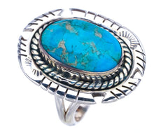 StarGems  Natural Turquoise Pigeon Handmade 925 Sterling Silver Ring 5.75 F2335