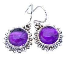 StarGems  Natural Amethyst Handmade 925 Sterling Silver Earrings 1.25" F5604