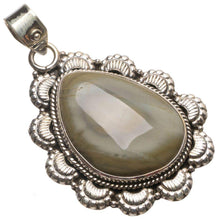 StarGems® Natural Imperial Jasper Handmade Boho 925 Sterling Silver Pendant 1 3/4" T2879