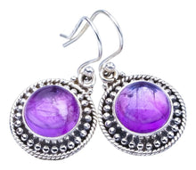 StarGems  Natural Amethyst Handmade 925 Sterling Silver Earrings 1.25" F5605