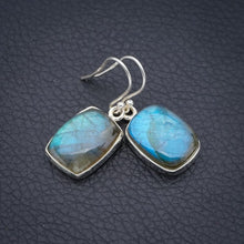 StarGems® Natural Labradorite Handmade 925 Sterling Silver Earrings 1.25" F5778