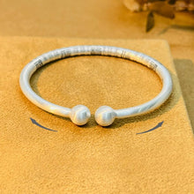 StarGems® Opening Hundreds of 'Fu' Handmade 999 Sterling Silver Bangle Cuff Bracelet For Women Cb0081