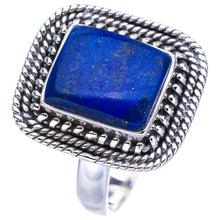 StarGems  Natural Lapis Lazuli Handmade 925 Sterling Silver Ring 9.25 F0023