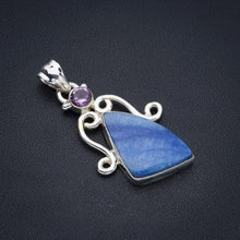 StarGems® Natural Sodalite AmethystHandmade 925 Sterling Silver Pendant 1.75" F3606