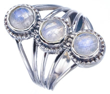 StarGems® Natural Moonstone Handmade 925 Sterling Silver Ring 7.75 F2514