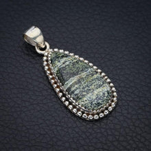 StarGems  Natural Seraphinite Handmade 925 Sterling Silver Pendant 1.75" F4685