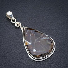 StarGems  Natural Agate Handmade 925 Sterling Silver Pendant 2.5" F4776