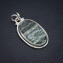 StarGems  Natural Seraphinite Handmade 925 Sterling Silver Pendant 1.5" F4665