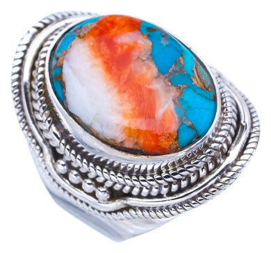 StarGems® Natural Copper Chalcedony Handmade 925 Sterling Silver Ring 5.75 F1172