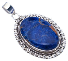 StarGems® Natural Sodalite Handmade 925 Sterling Silver Pendant 2" F4450