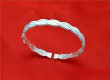 StarGems® Opening Twisted Handmade 999 Sterling Silver Bangle Cuff Bracelet For Women Cb0129