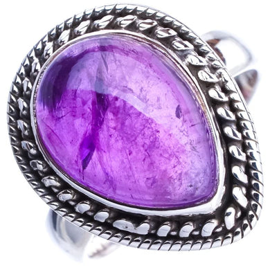 StarGems® Natural Amethyst Handmade 925 Sterling Silver Ring 6.5 E9268