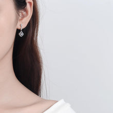 StarGems® Four-Leaf Clover 0.3ct×2 Moissanite 925 Silver Platinum Plated Stud Earrings EX032