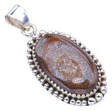 StarGems  Natural Bronzite Handmade 925 Sterling Silver Pendant 1.5" F5435