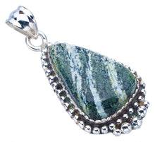 StarGems® Natural Seraphinite Handmade 925 Sterling Silver Pendant 1.5" F4689