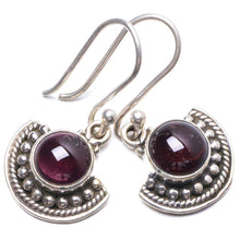 StarGems  Natural Amethyst Handmade Unique 925 Sterling Silver Earrings 1" Y2555