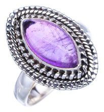 StarGems  Natural Amethyst Handmade 925 Sterling Silver Ring 7.25 F2862