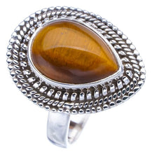 StarGems  Natural Tigers Eye Handmade 925 Sterling Silver Ring 9.25 F1897