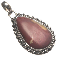 StarGems  Natural Royal Imperial Jasper Handmade Unique 925 Sterling Silver Pendant 1 1/2" T1813