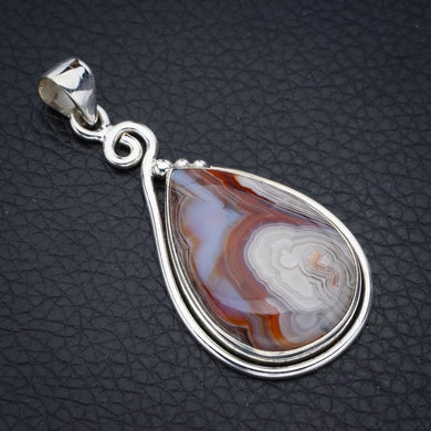 StarGems Crazy Lace Agate  Handmade 925 Sterling Silver Pendant 2