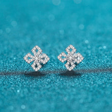 StarGems® 9mm AAAA Pearls&Flower 0.31cttw Moissanite 925 Silver Platinum Plated Stud Earrings EX066