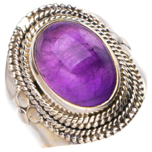 StarGems® Natural Amethyst Handmade 925 Sterling Silver Ring 7.25 D8087