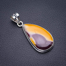 StarGems® Natural Royal Imperial Jasper Handmade 925 Sterling Silver Pendant 1.75" D5539