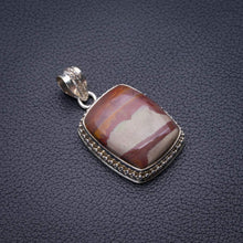 StarGems® Natural Imperial Jasper Handmade 925 Sterling Silver Pendant 1.5" D5899