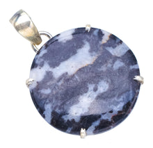 StarGems® Natural Pinolith Jasper Handmade 925 Sterling Silver Pendant 1 1/2" S0957