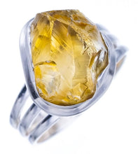 StarGems Natural Citrine Handmade 925 Sterling Silver Ring Ra000