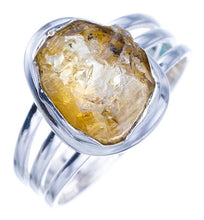 StarGems Natural Citrine Handmade 925 Sterling Silver Ring Ra000