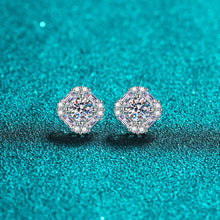 StarGems® Square 1.47cttw Moissanite 925 Silver Platinum Plated Stud Earrings EX024