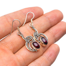 StarGems  Natural Amethyst Handmade Unique 925 Sterling Silver Earrings 1.5" X4450