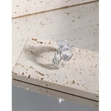 hesy® Redstone Adjustable Handmade 925 Sterling Silver Ring 7.25 C2377