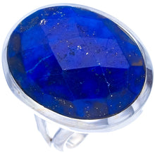 StarGems Natural Lapis Lazuli  Handmade 925 Sterling Silver Ring 5.25 F0055