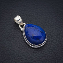 StarGems Lapis Lazuli  Handmade 925 Sterling Silver Pendant 1.25" F5377