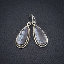 StarGems Dendritic Opal  Handmade 925 Sterling Silver Earrings 1.75" F6355