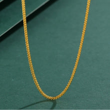 StarGems® Solid 18k Real Yellow/Rose/White Gold Foxtail Chain Necklace for Women 45cm ND005